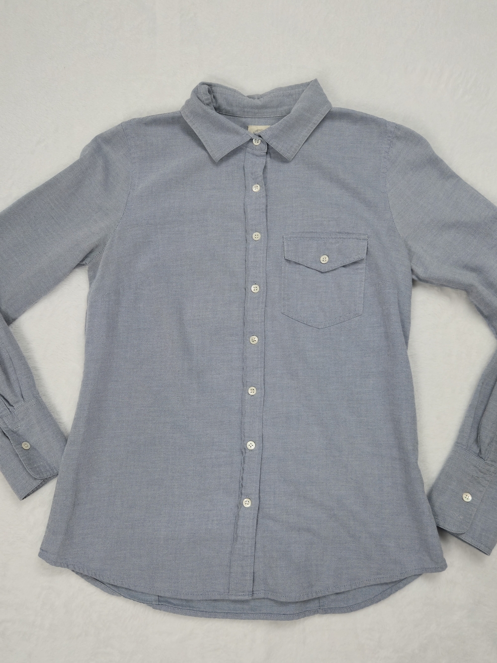 J. Crew The Perfect Shirt Womens Light Blue Button-Down Shirt SIZE 2